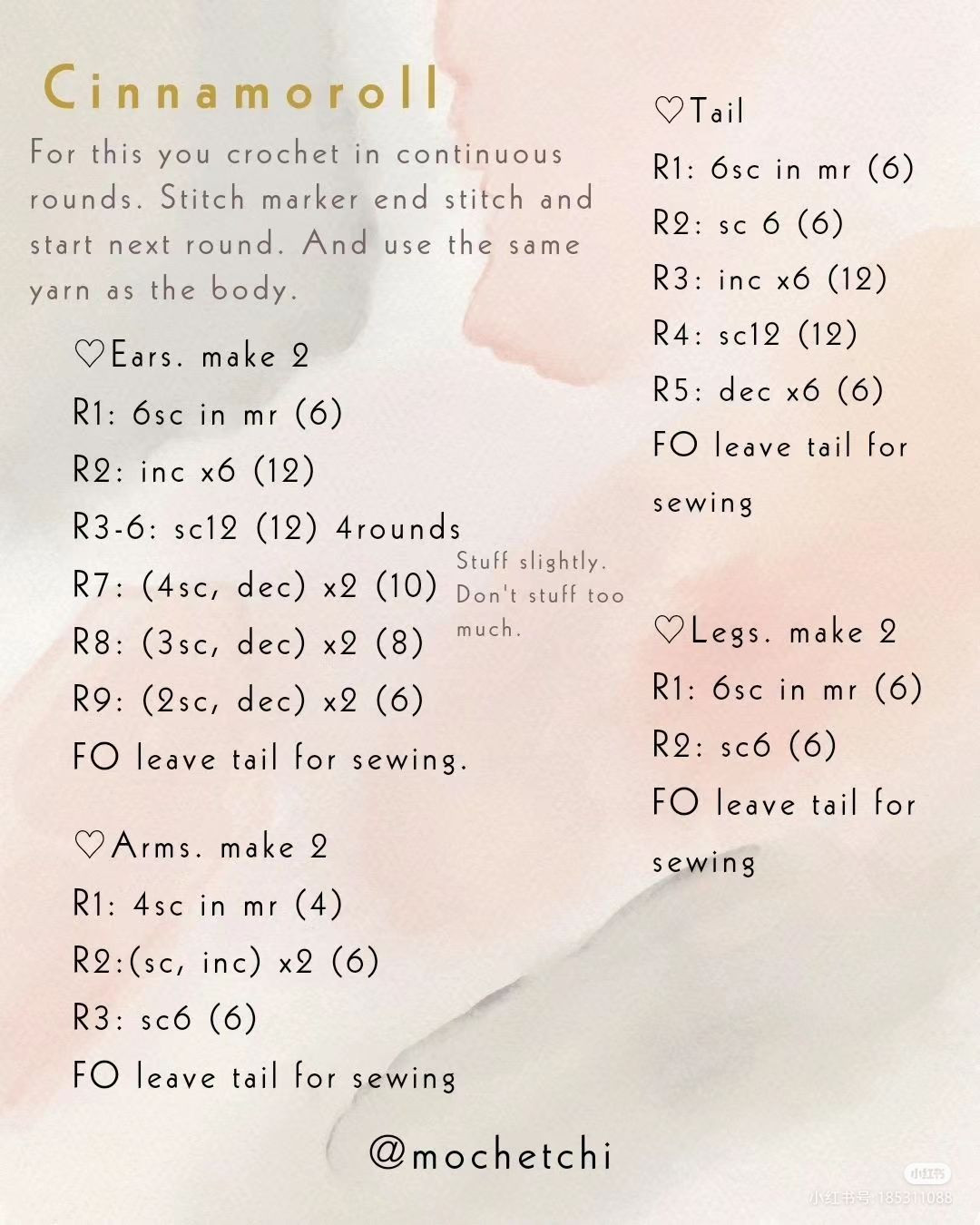 Free Crochet Pattern: Cinnamoroll & Pompompurin Easter Egg Costume