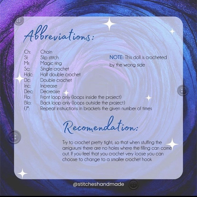 Free Crochet Pattern: Coraline Amigurumi Doll Part 1