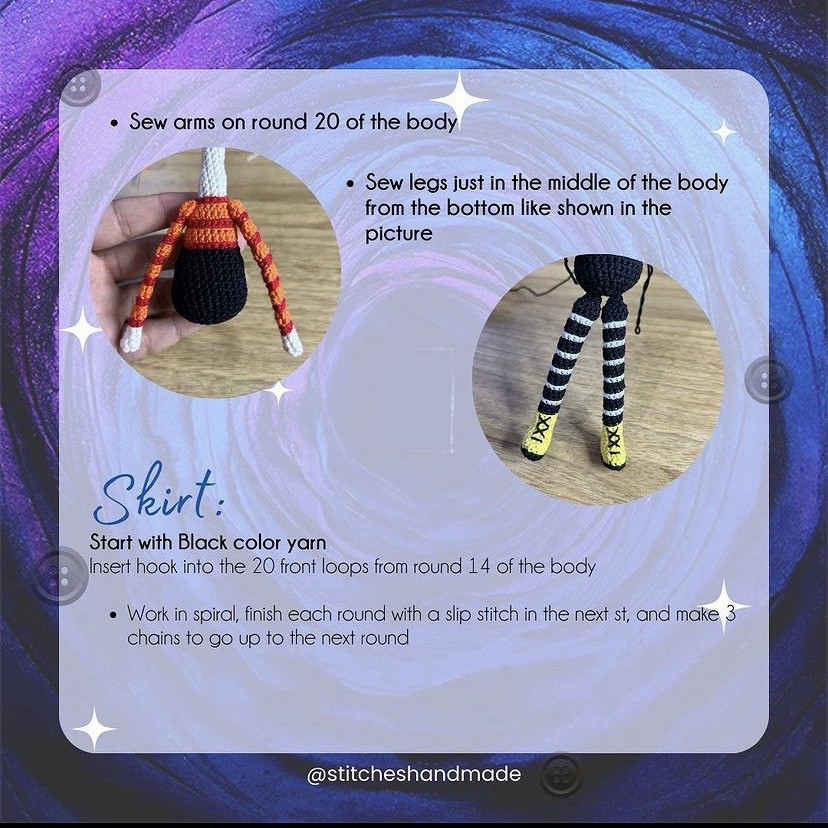 Free Crochet Pattern: Coraline Amigurumi Doll Part 1