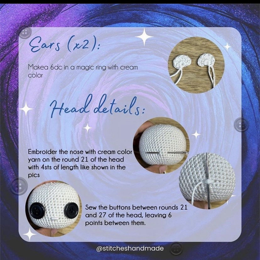 Free Crochet Pattern: Coraline Amigurumi Doll Part 1