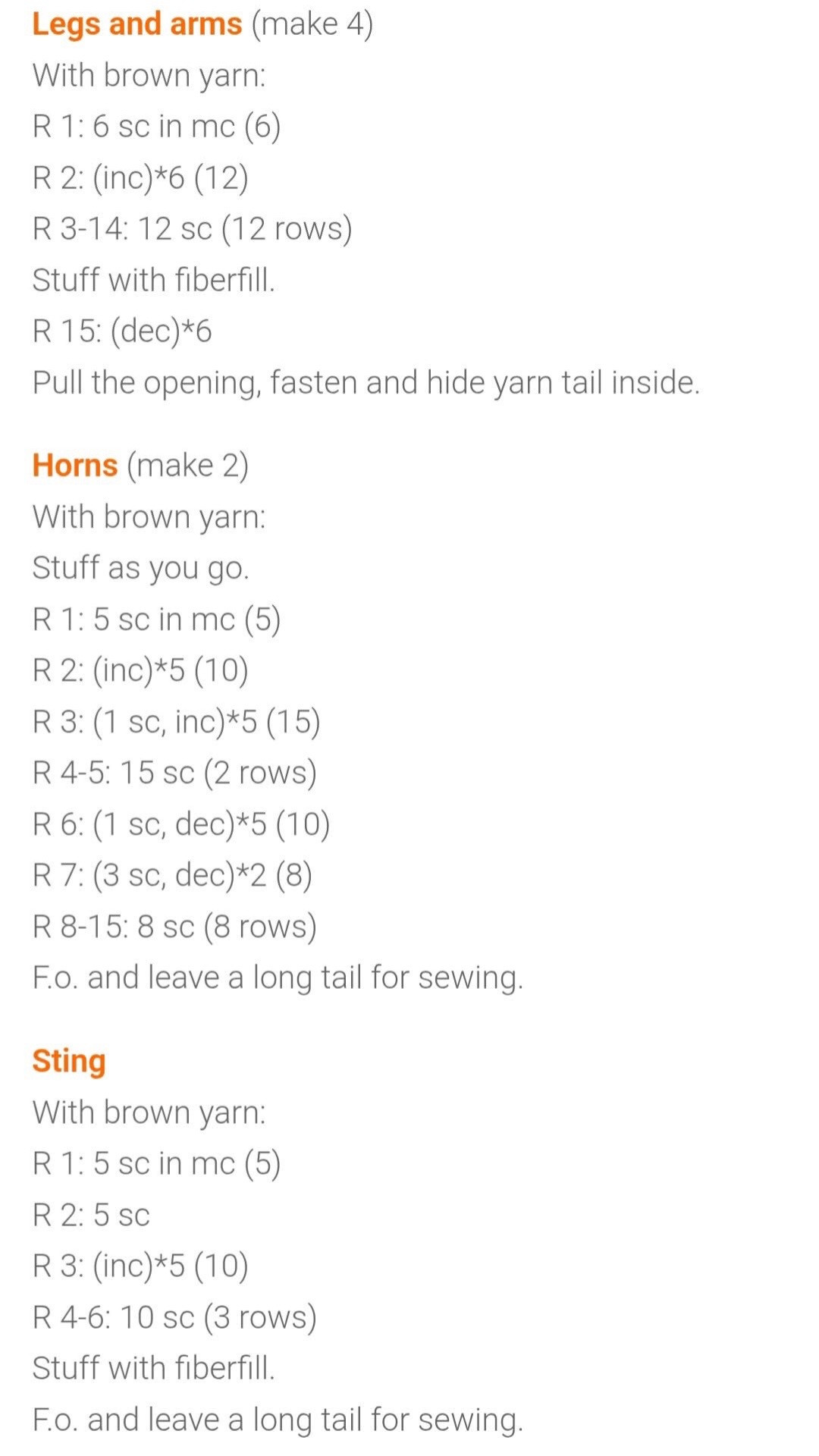 Free Crochet Pattern: Cute Amigurumi Bee with Flower Crown
