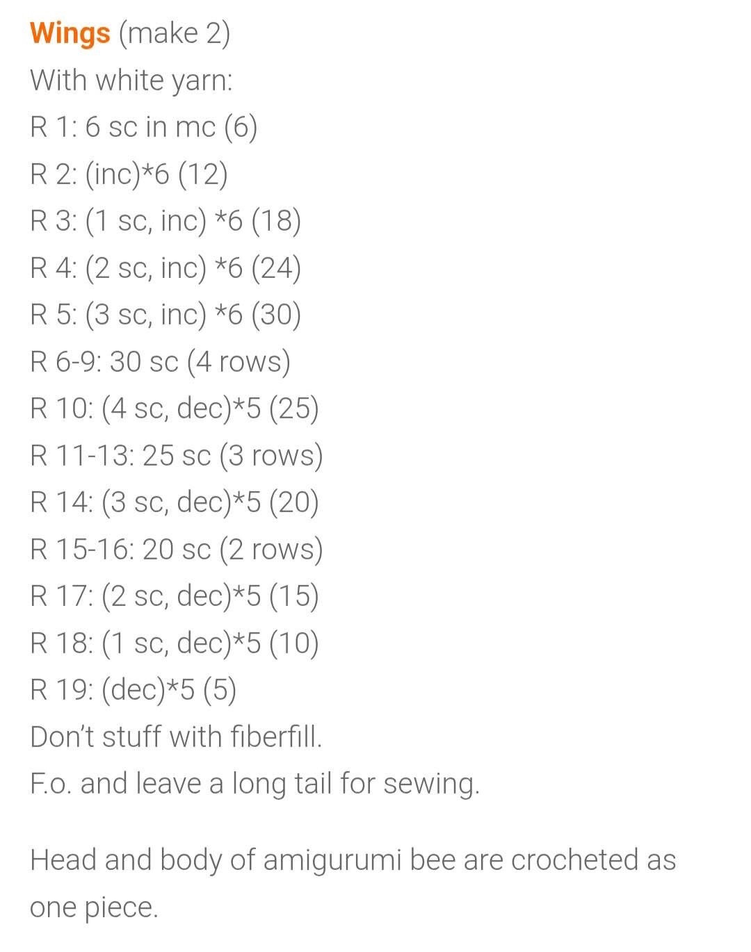 Free Crochet Pattern: Cute Amigurumi Bee with Flower Crown