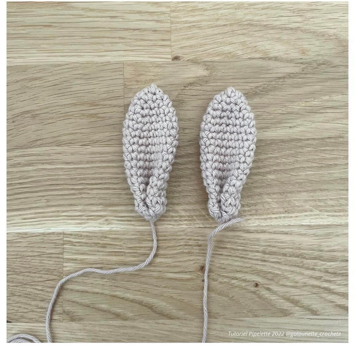 Free Crochet Pattern: Cute Beige Bunny Amigurumi with Striped Shirt