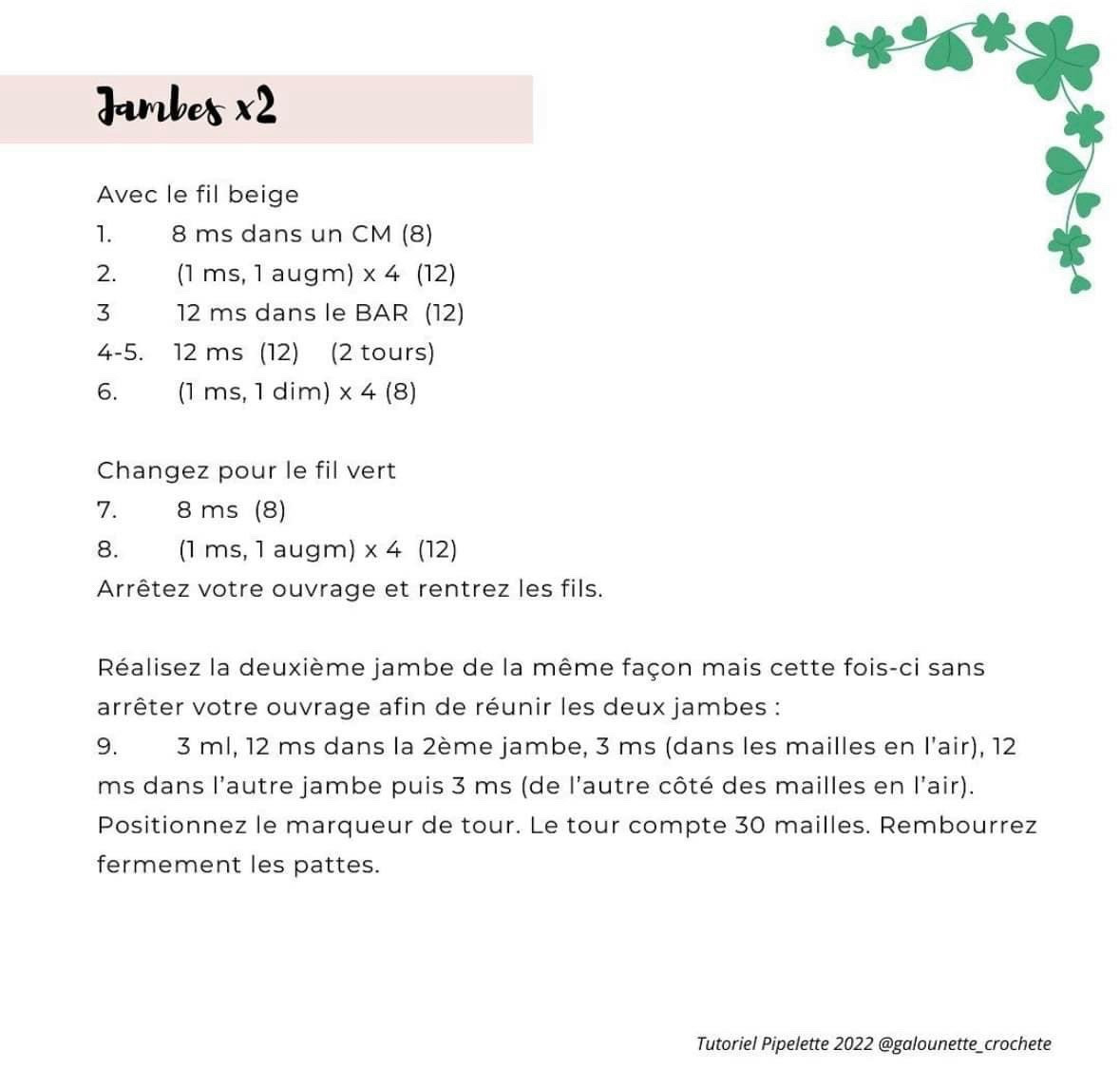 Free Crochet Pattern: Cute Beige Bunny Amigurumi with Striped Shirt