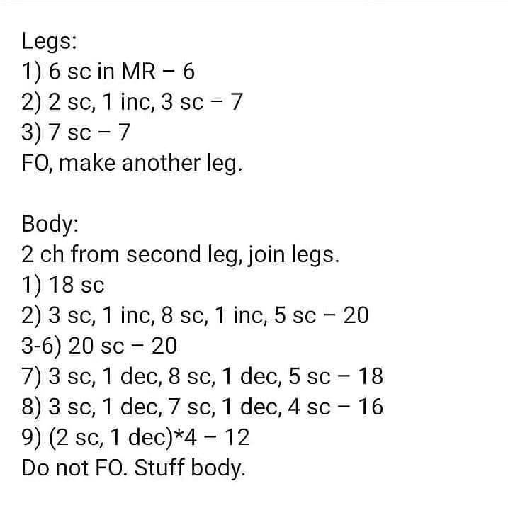 Free Crochet Pattern: Cute Brown Baby Groot Amigurumi Doll