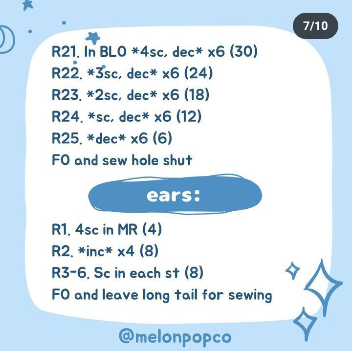 Free Crochet Pattern: Cute Bunny Eating Burger Amigurumi