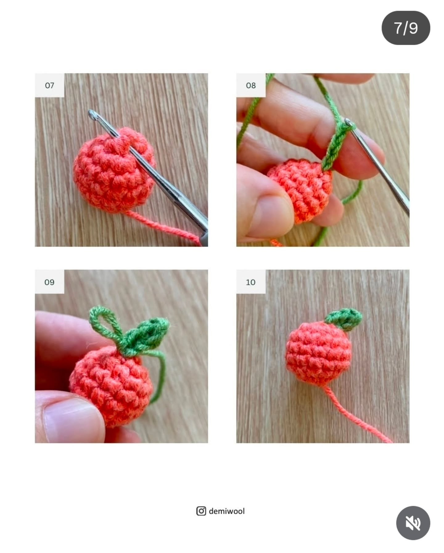 Free Crochet Pattern: Cute Capybara Amigurumi with Orange on Head