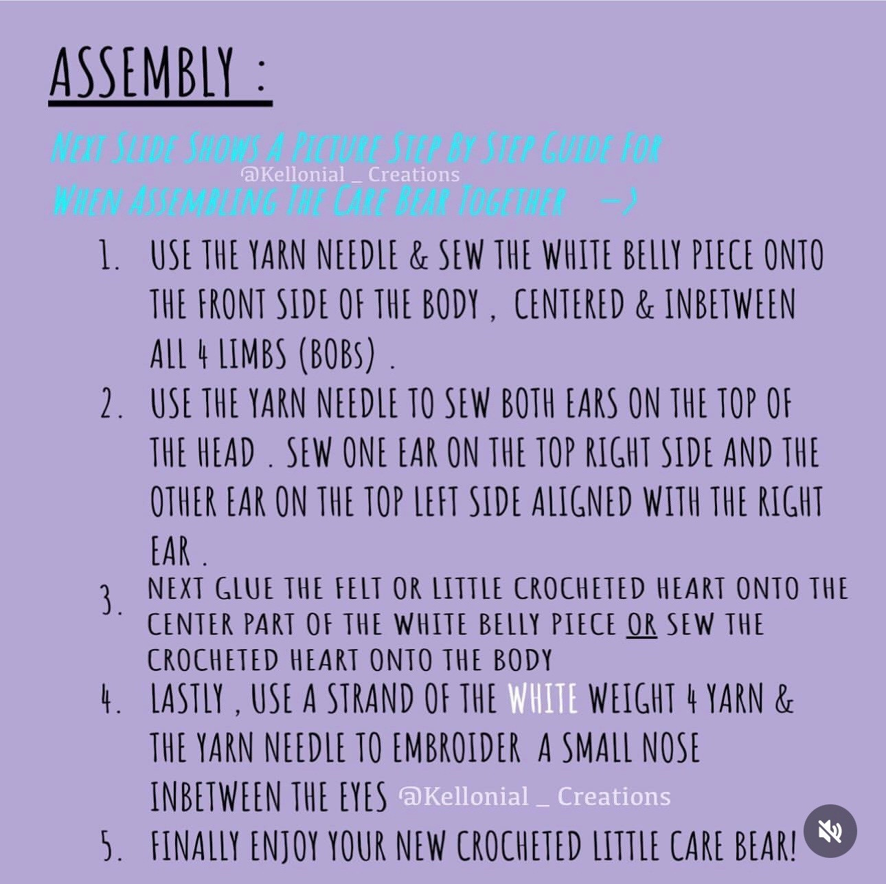 Free Crochet Pattern: Cute Care Bear Amigurumi Doll Tutorial