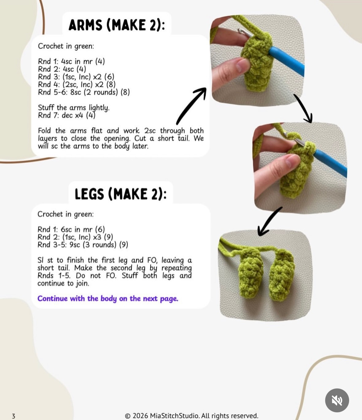 Free Crochet Pattern: Cute Daisy Flower Buddy Amigurumi with White Petals and Green Body