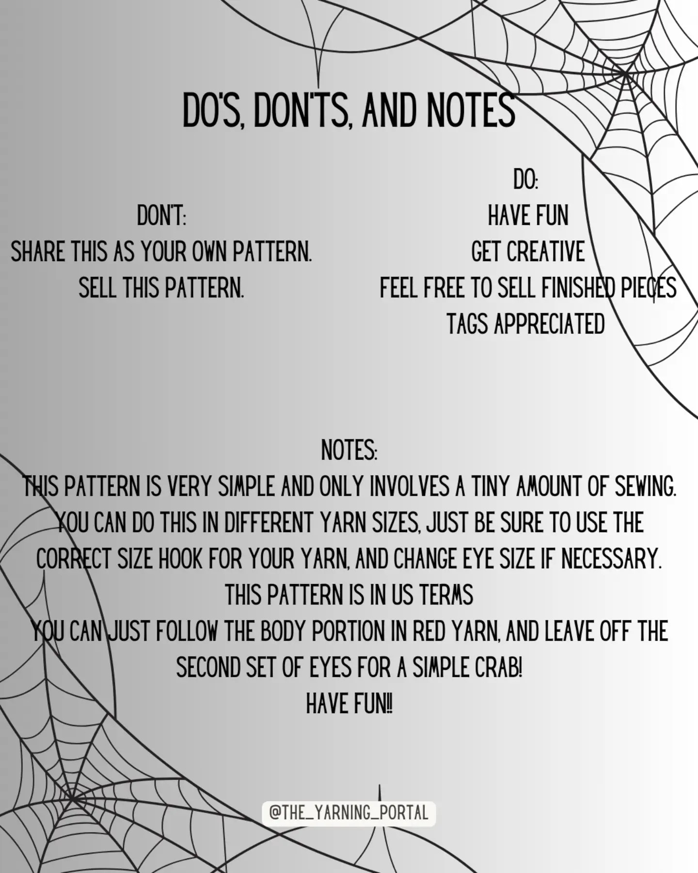 Free Crochet Pattern: Cute Gray Spider Bag Charm Amigurumi