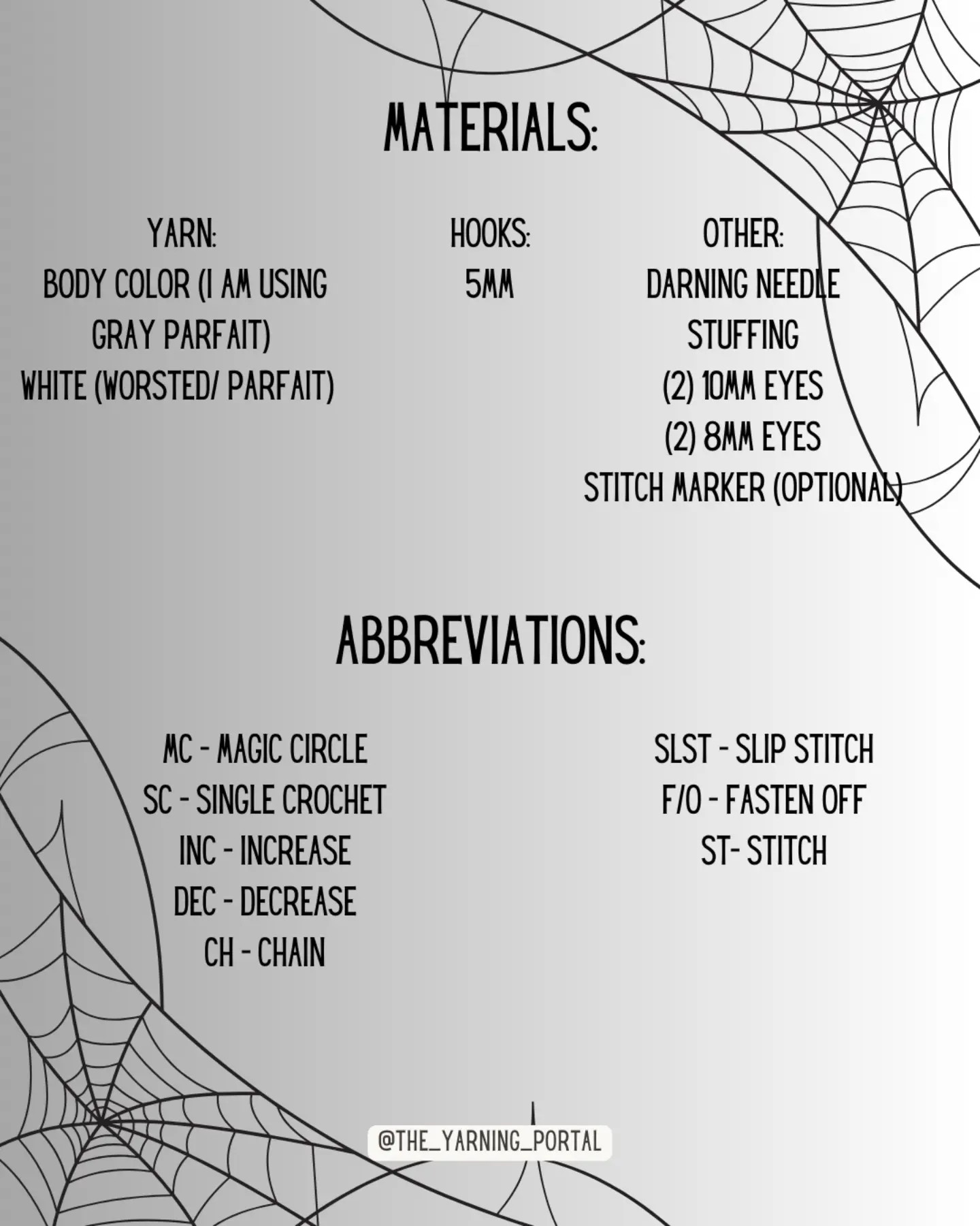 Free Crochet Pattern: Cute Gray Spider Bag Charm Amigurumi