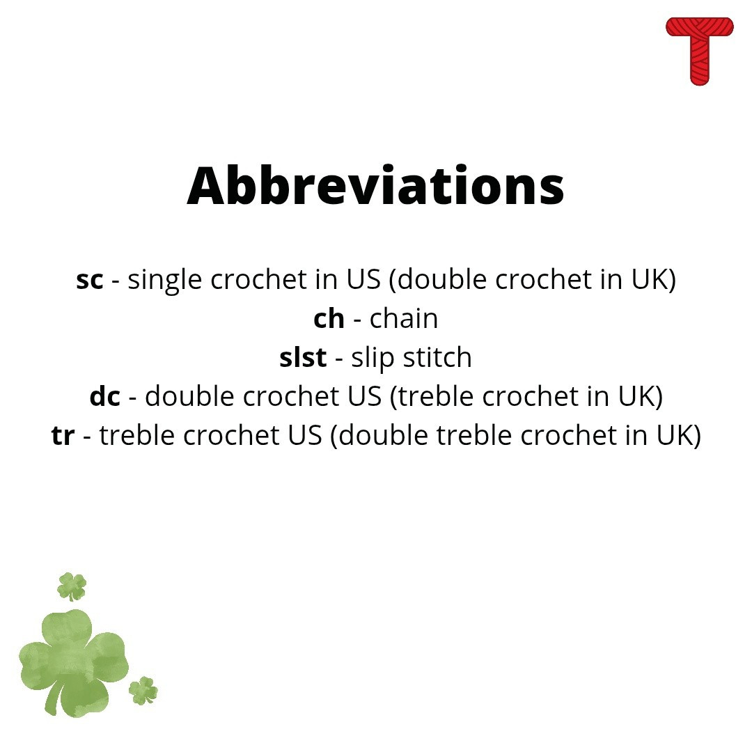 Free Crochet Pattern: Cute Green Four-Leaf Clover Earrings