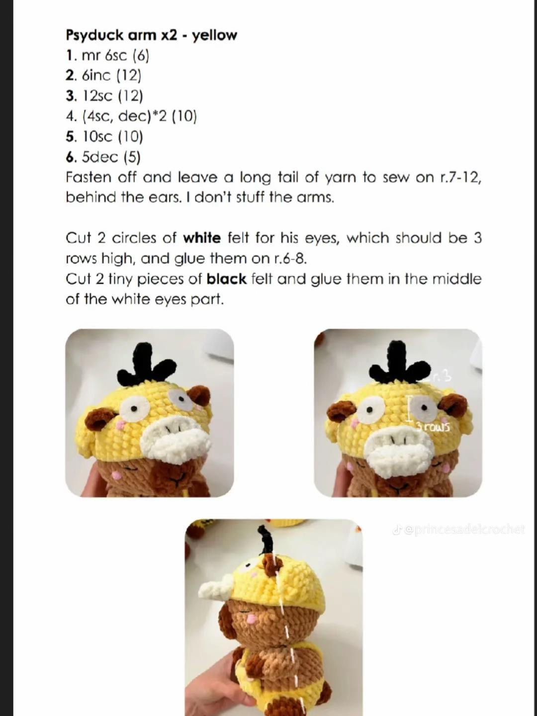 Free Crochet Pattern: Cute Pokémon Capybara Amigurumi (Pikachu, Jigglypuff, Snorlax)