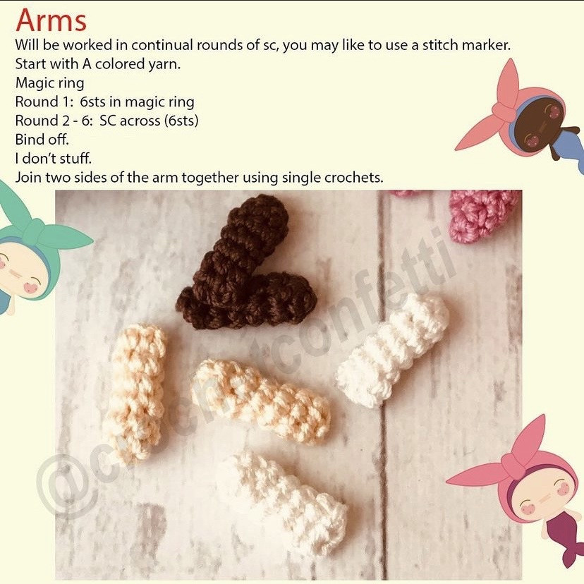 Free Crochet Pattern: Cute Sleeping Bunny Amigurumi Doll Tutorial