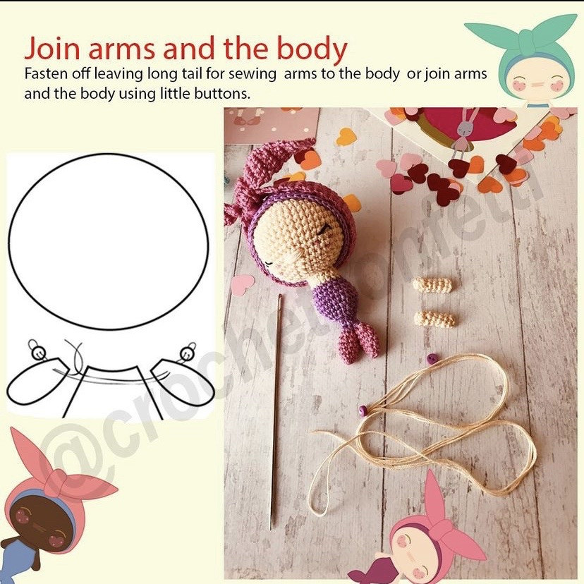 Free Crochet Pattern: Cute Sleeping Bunny Amigurumi Doll Tutorial