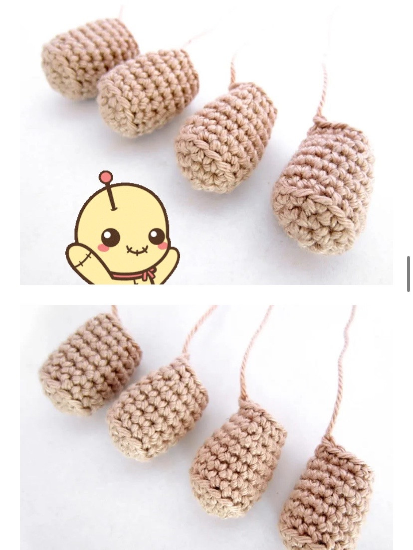 Free Crochet Pattern: Cute Voodoo Doll Amigurumi with Button Eyes