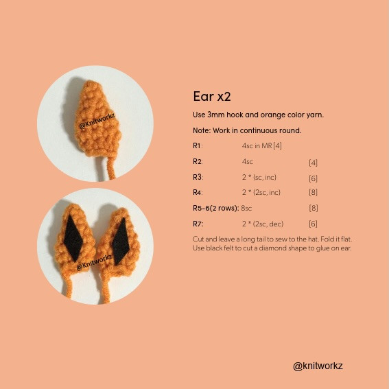 Free Crochet Pattern: Flareon Poncho with Eevee Amigurumi