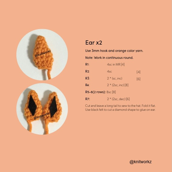 Free Crochet Pattern: Flareon Poncho with Eevee Amigurumi