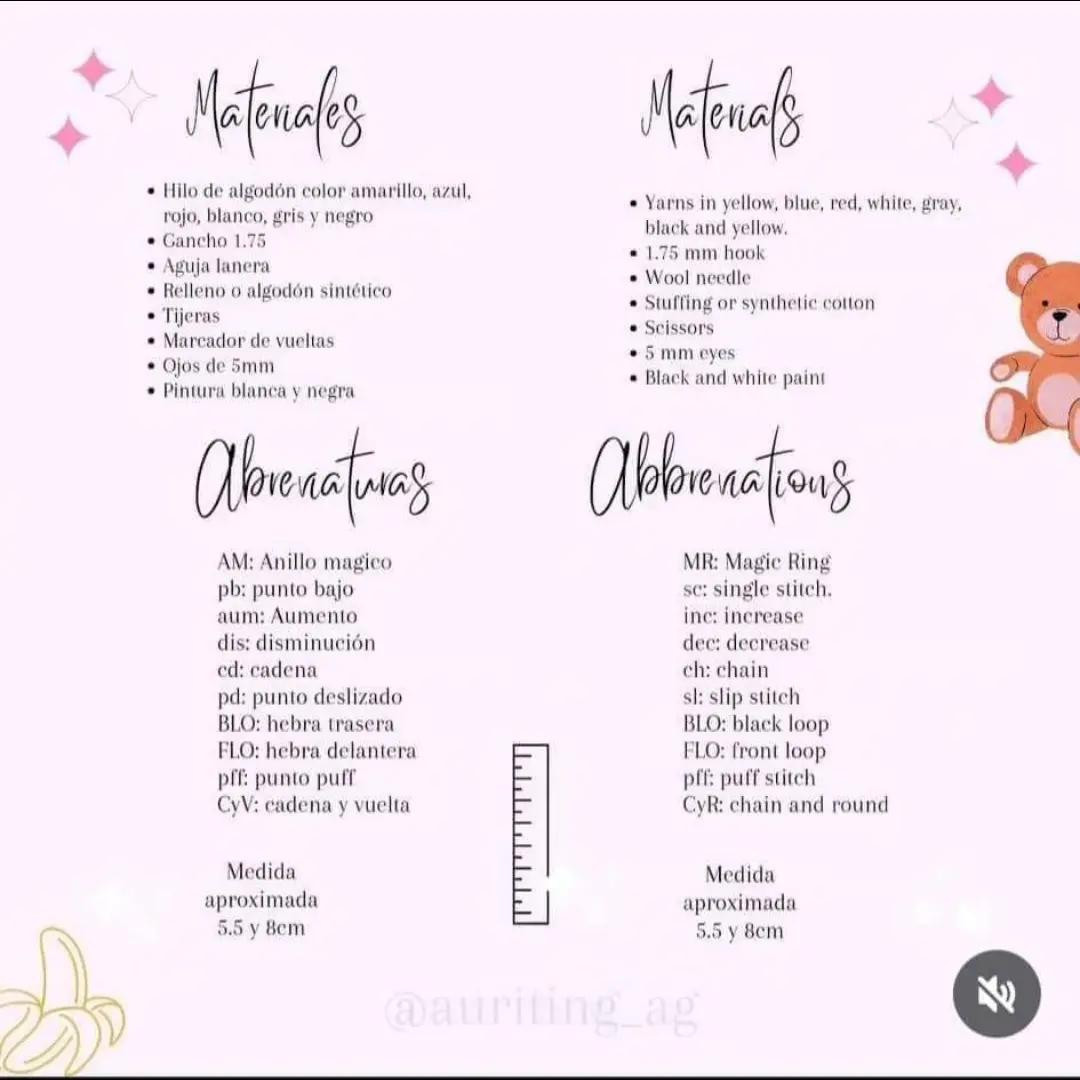 Free Crochet Pattern for Amigurumi Minions Dolls - Step-by-Step Guide with Materials and Abbreviations