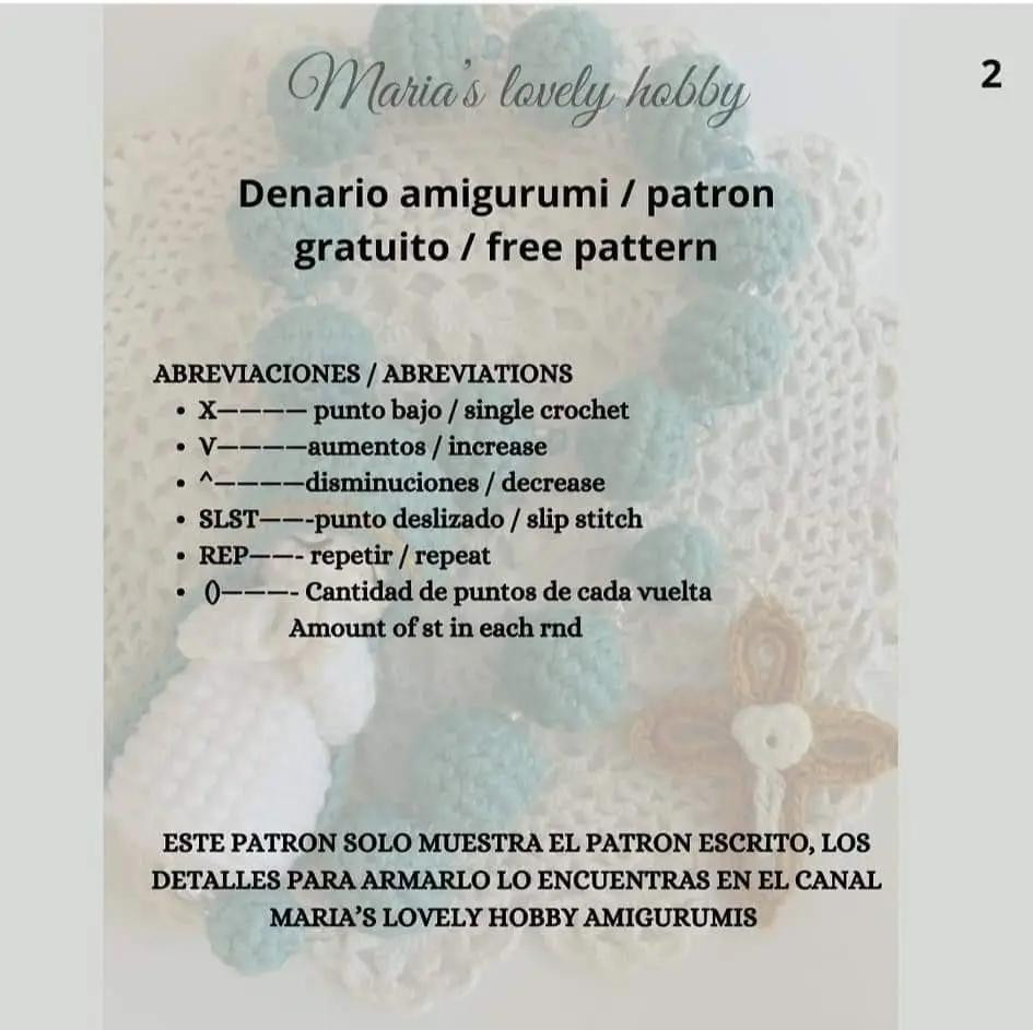 Free Crochet Pattern for Amigurumi Rosary with Virgin Mary Doll