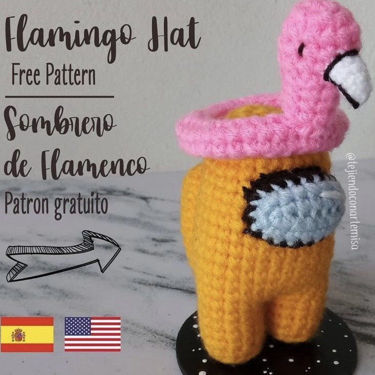 Free Crochet Pattern for Among Us Plant and Beret Amigurumi Dolls