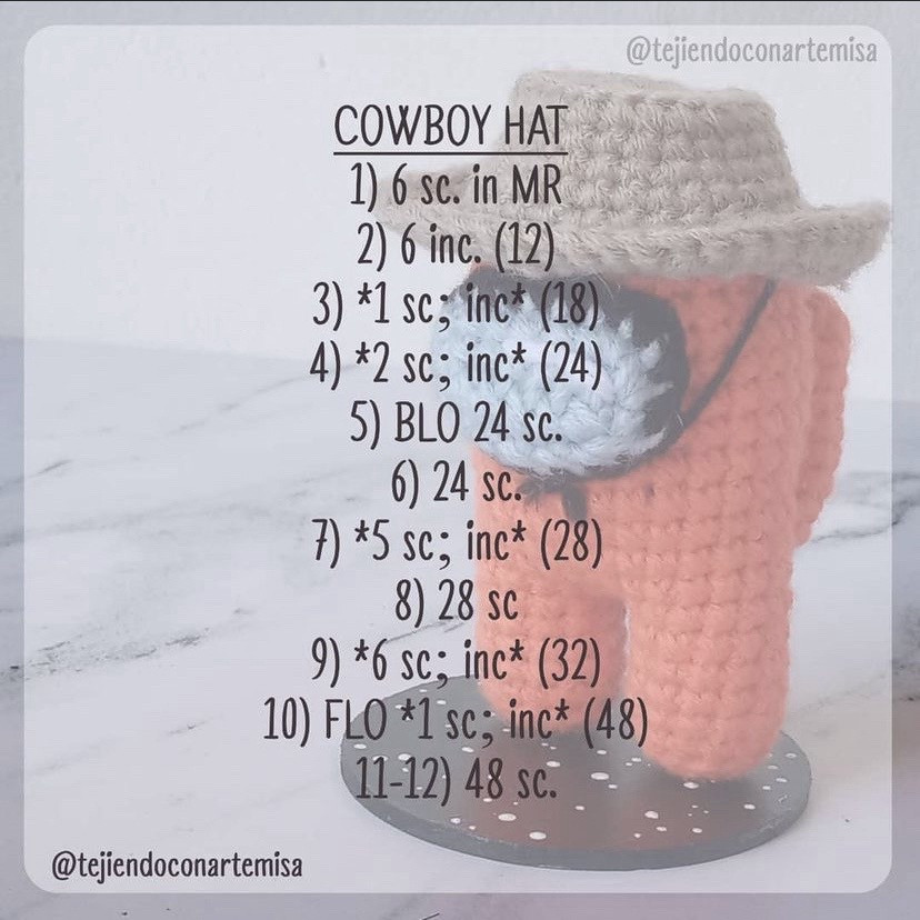 Free Crochet Pattern for Among Us Plant and Beret Amigurumi Dolls