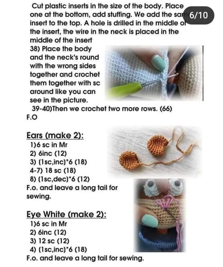 Free Crochet Pattern for Astronaut Cat Amigurumi Doll