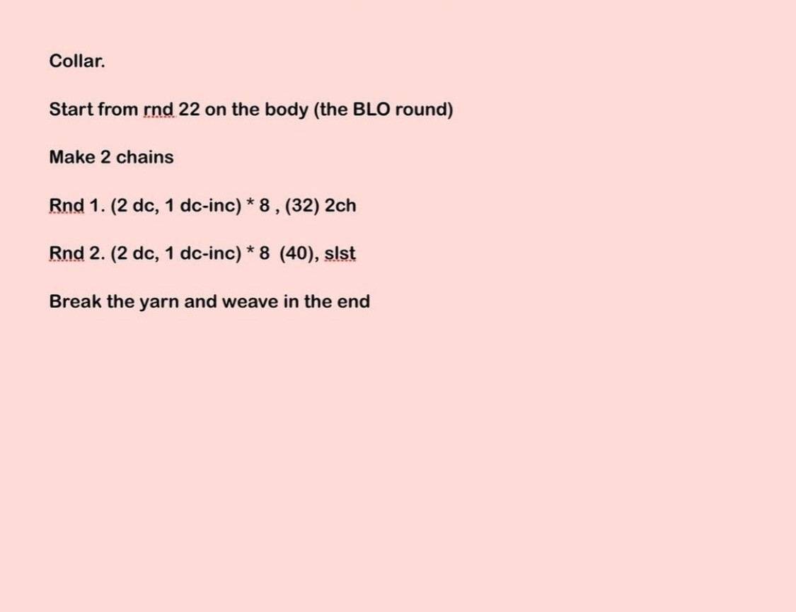 Free Crochet Pattern for Cute Bunny and Cat Amigurumi Dolls Part 1