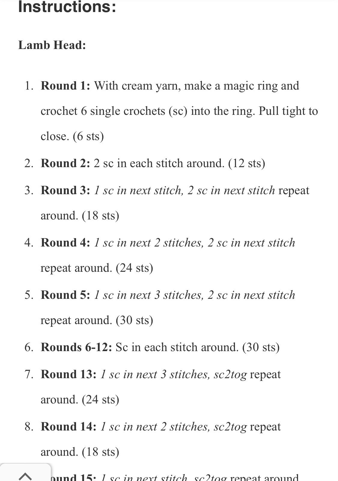 Free Crochet Pattern for Cute Lamb Welcome Sign with Floral Accent