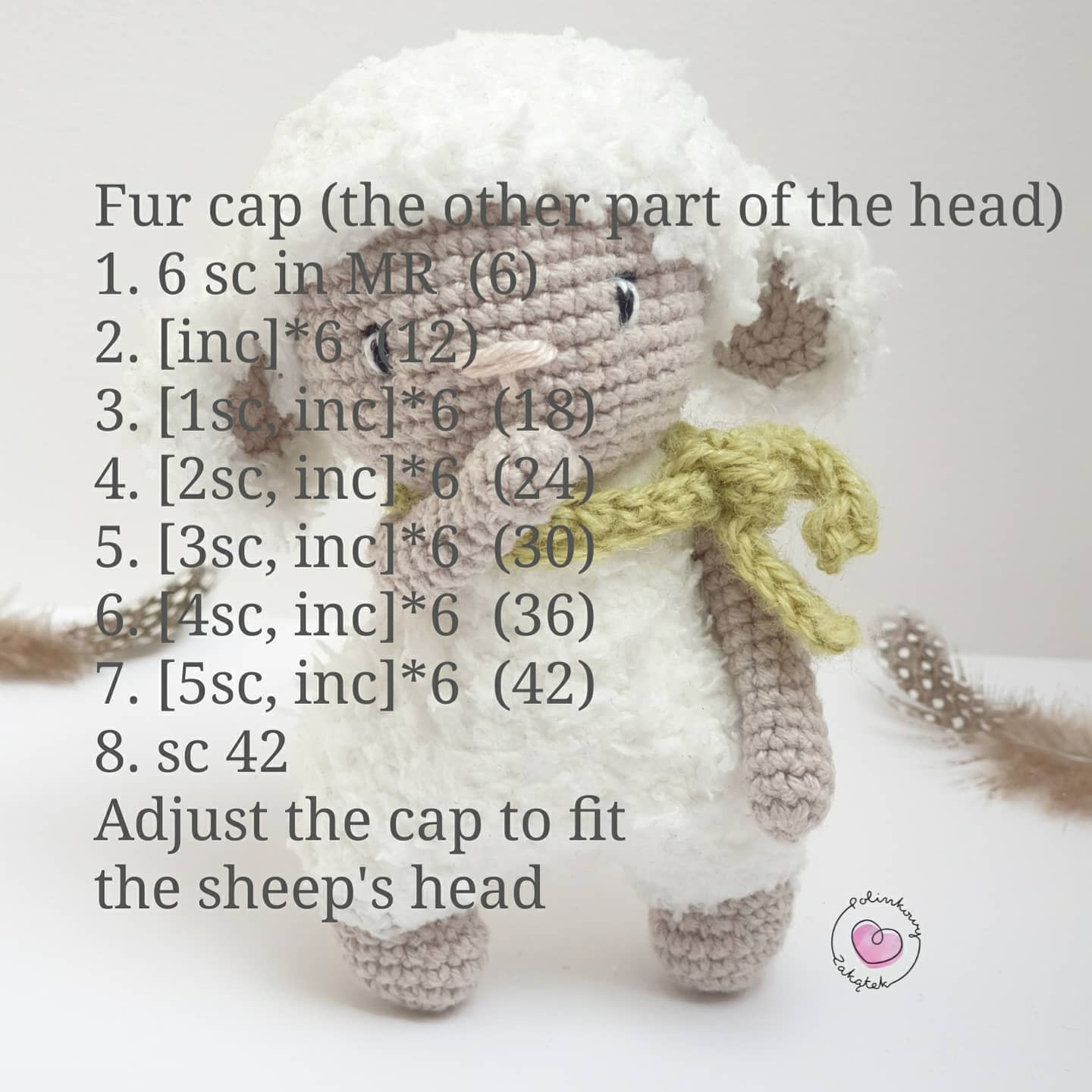 Free Crochet Pattern for Cute Sheep Amigurumi Doll