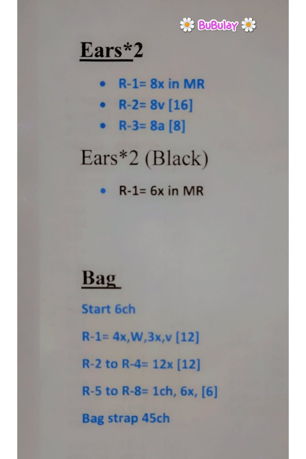 Free Crochet Pattern for DuDu and BuBu Amigurumi Bears