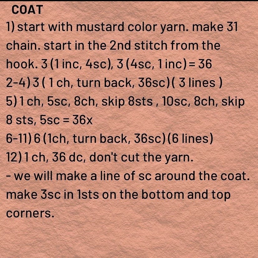 Free Crochet Pattern for Girl Amigurumi Doll with Bear