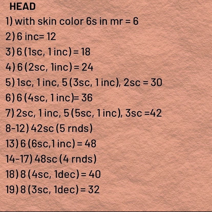 Free Crochet Pattern for Girl Amigurumi Doll with Bear