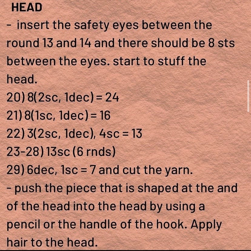 Free Crochet Pattern for Girl Amigurumi Doll with Bear