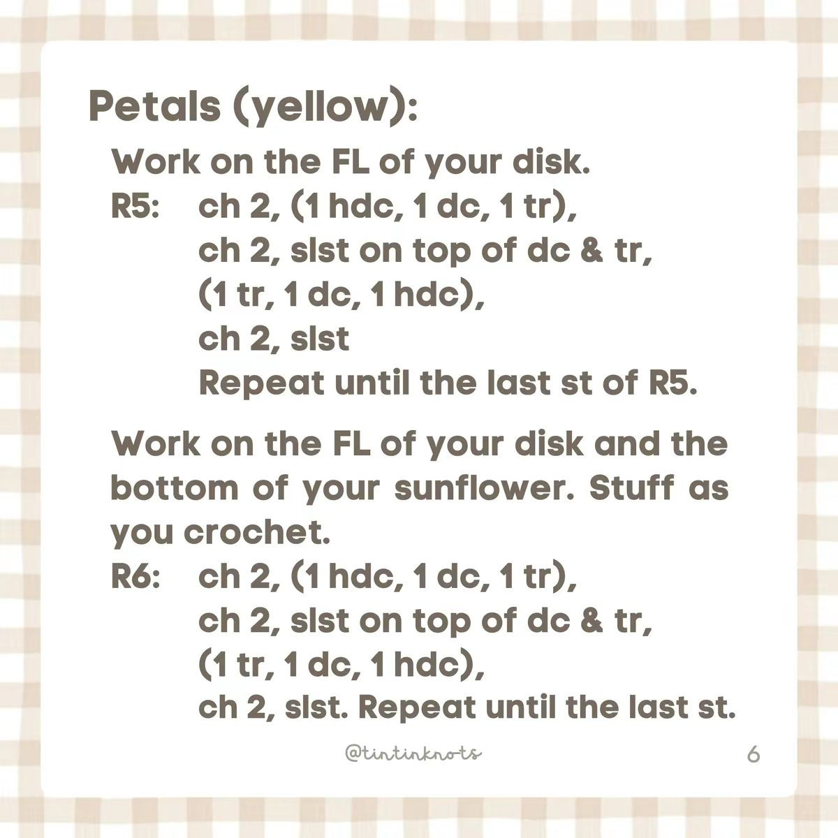 Free Crochet Pattern for Mini Sunflower Bouquet