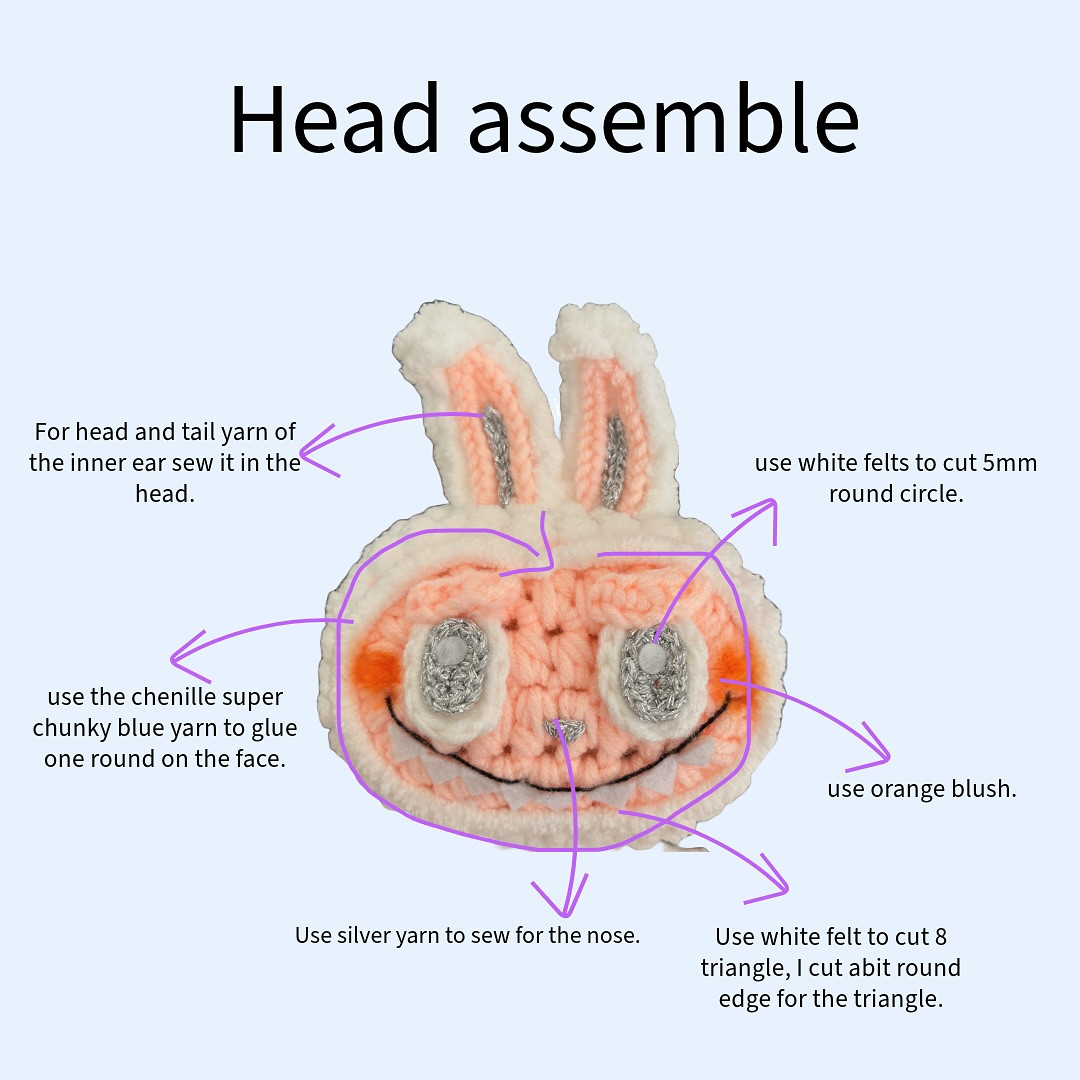 Free Crochet Pattern for Zimomo Angel In Clouds Amigurumi Doll by Knitworkz