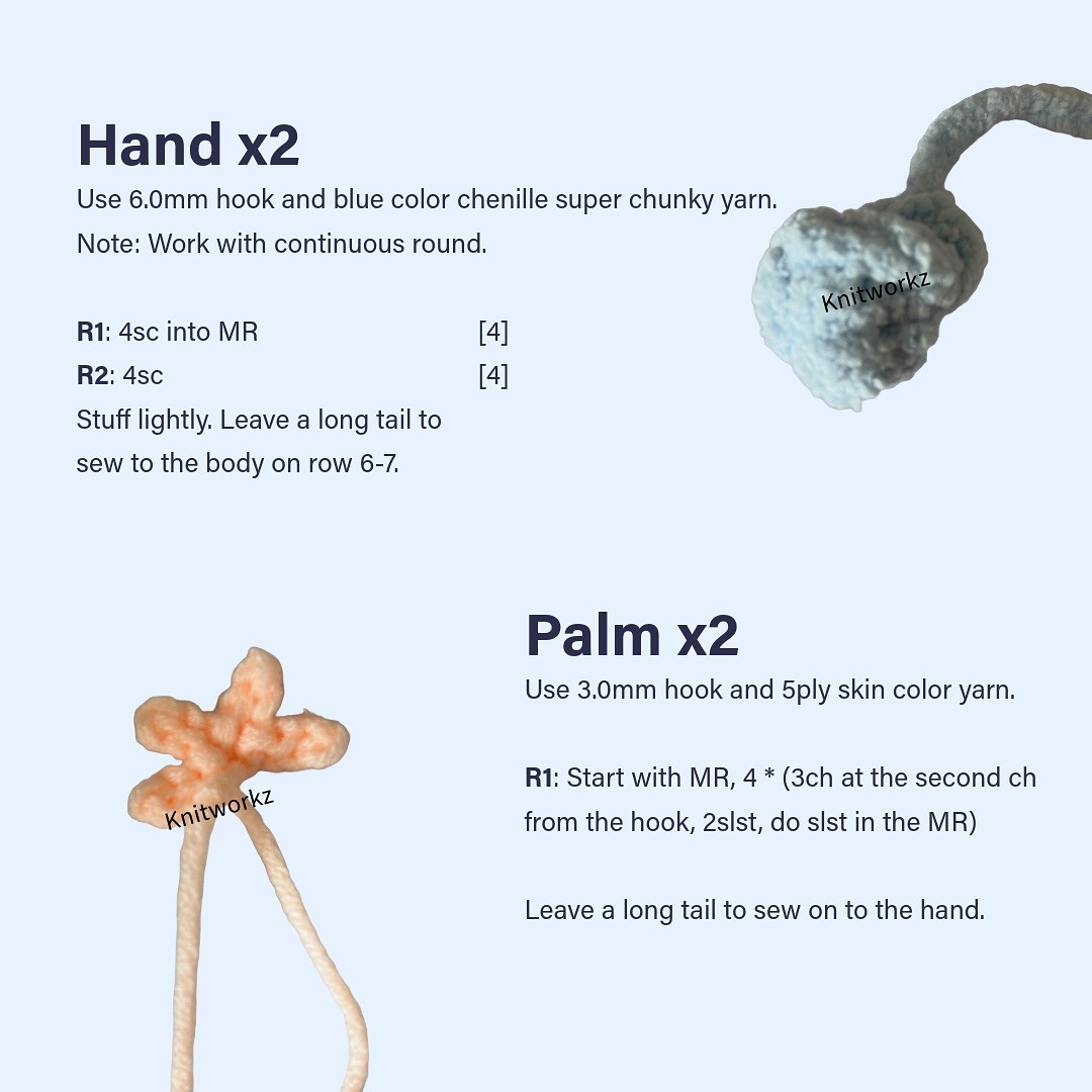 Free Crochet Pattern for Zimomo Angel In Clouds Amigurumi Doll by Knitworkz