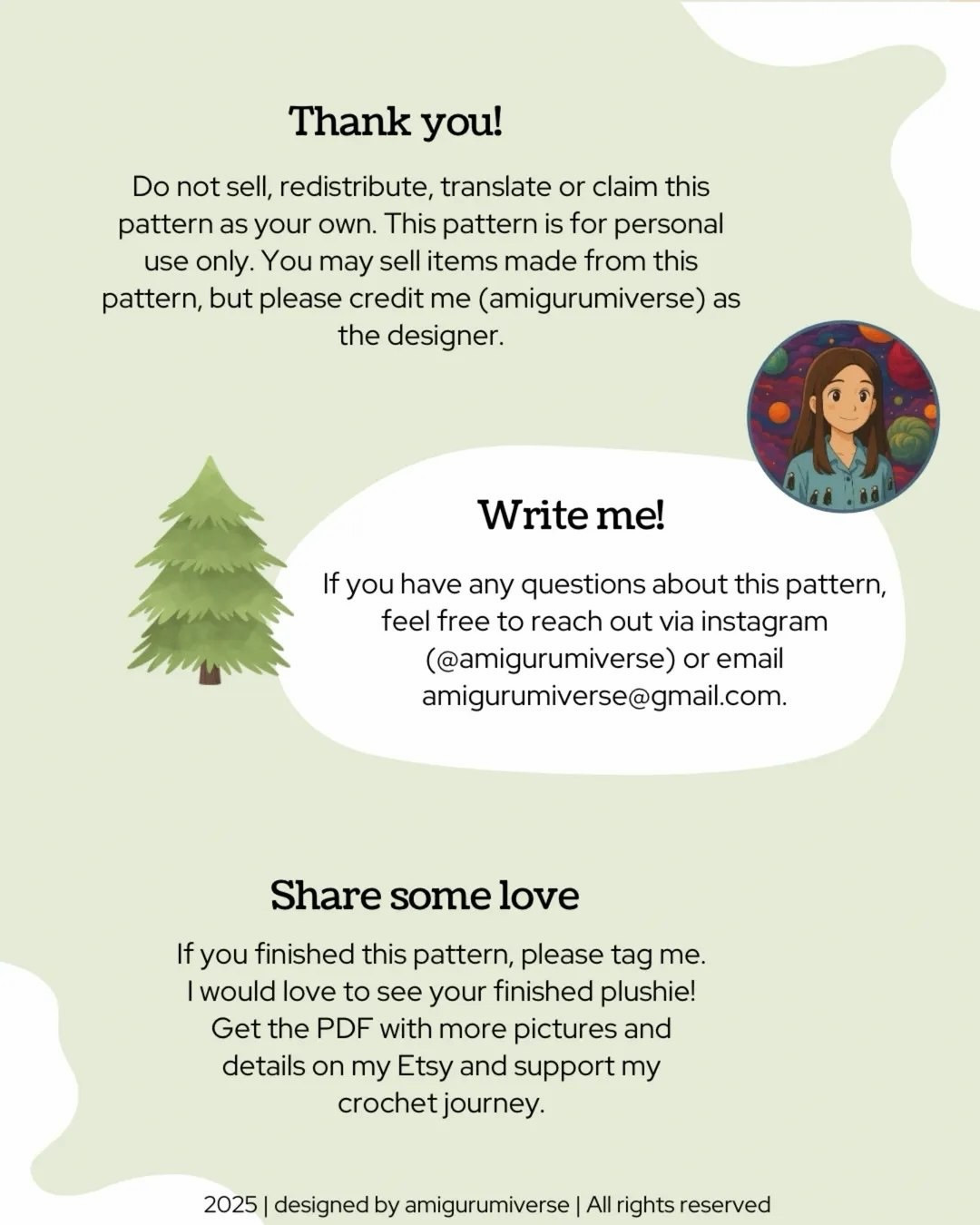 Free Crochet Pattern: Green Grumpling Amigurumi Doll with Bobble Stitch Instructions