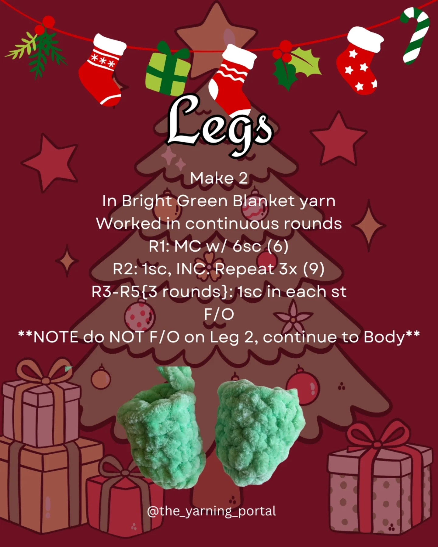 Free Crochet Pattern Grinchy Guy Amigurumi Doll