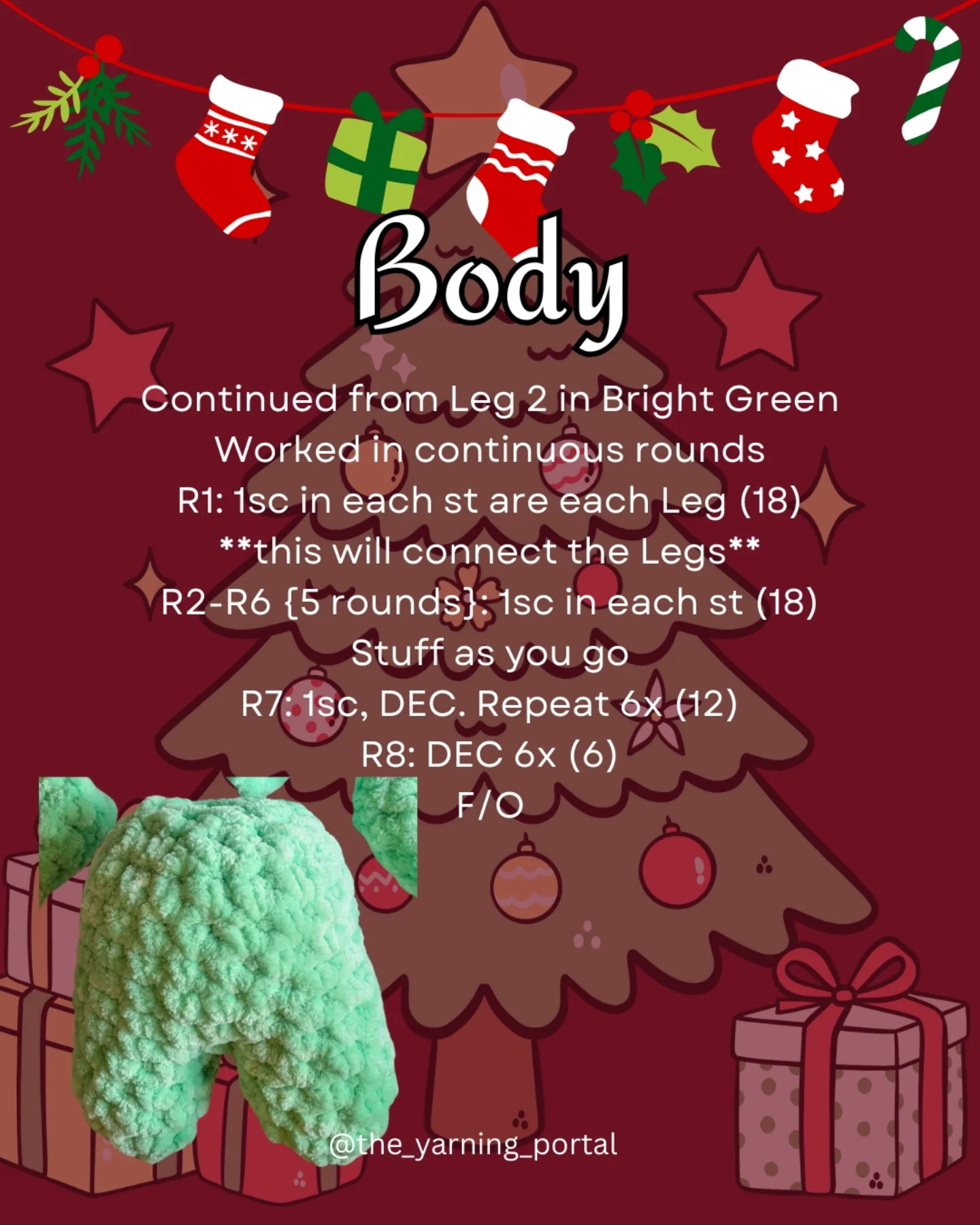Free Crochet Pattern Grinchy Guy Amigurumi Doll