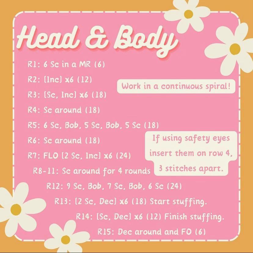 Free Crochet Pattern Hazel the Hamster Amigurumi