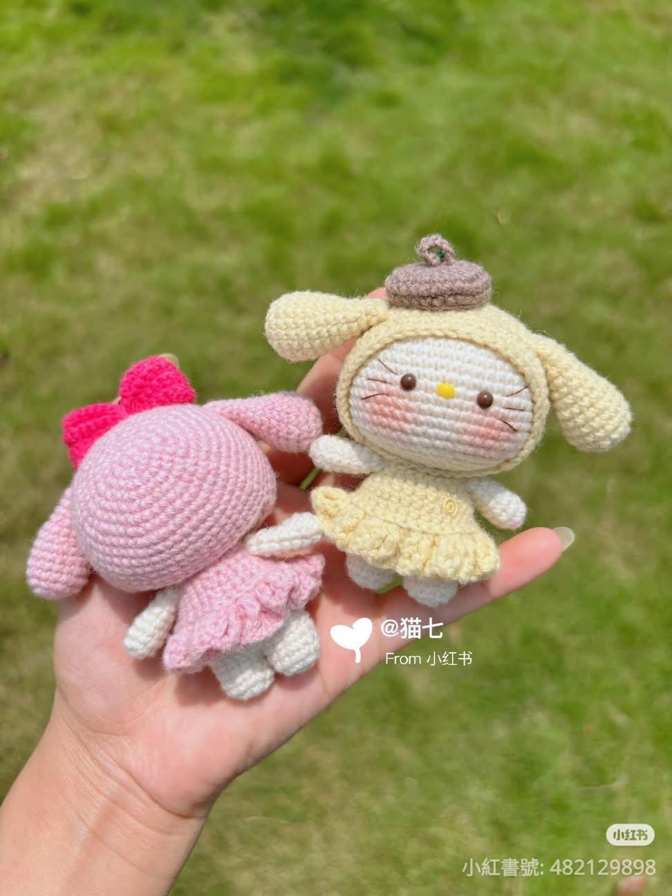 Free Crochet Pattern Hello Kitty Amigurumi Doll