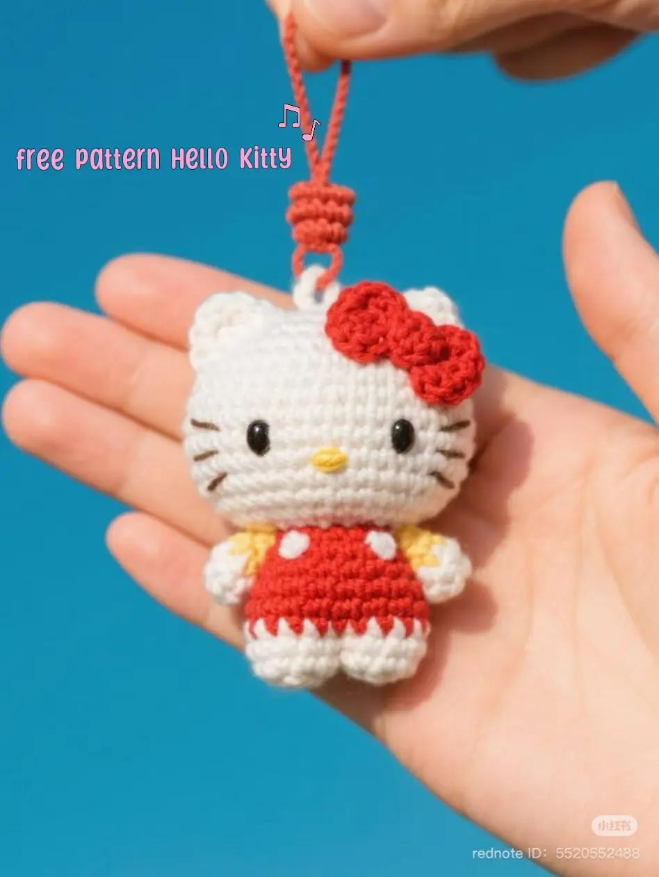 Free Crochet Pattern Hello Kitty Amigurumi Doll