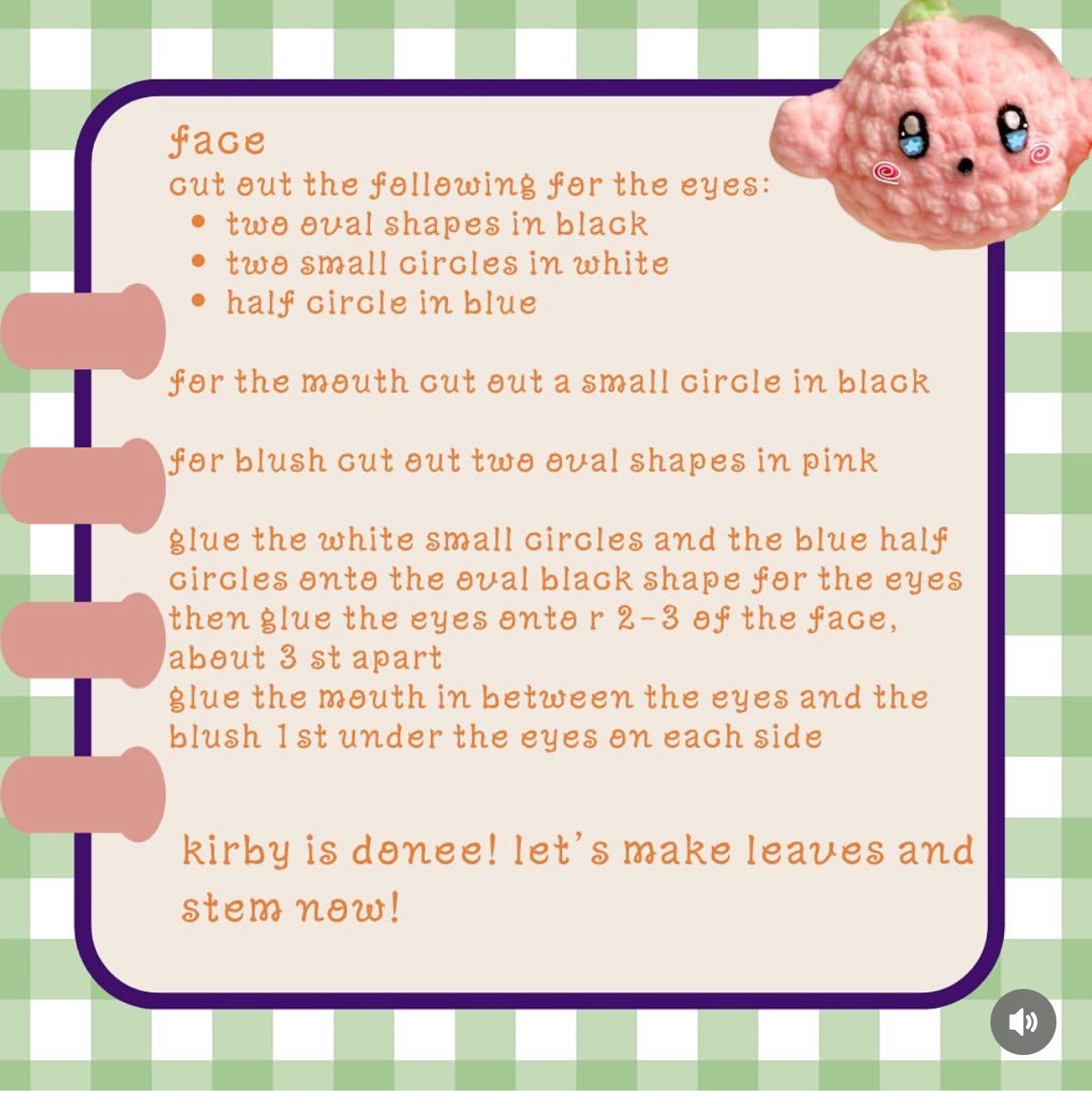 Free Crochet Pattern: Kirby and Waddle Dee Cherry Amigurumi Dolls