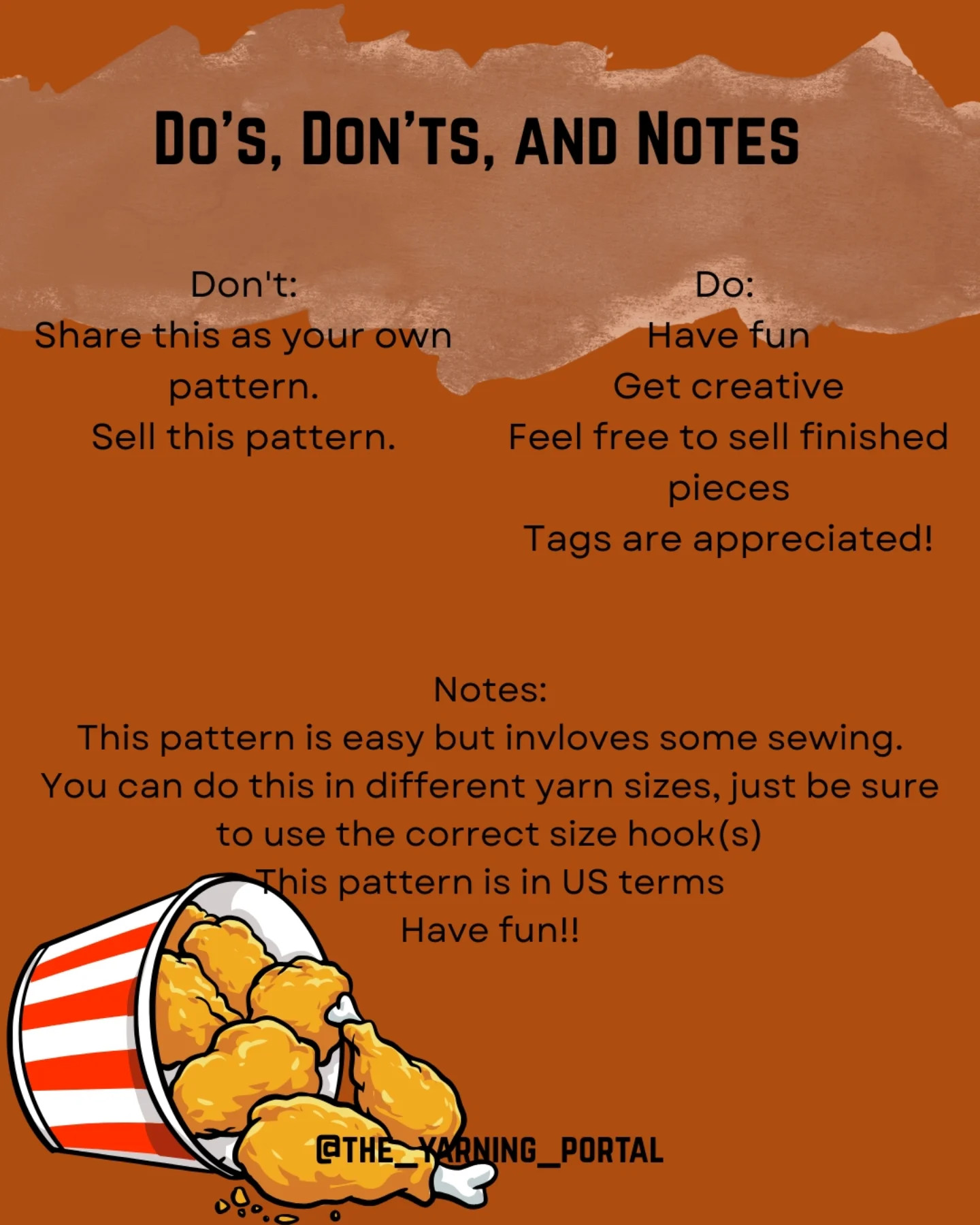 Free Crochet Pattern: Low Sew Chicken Leg Amigurumi