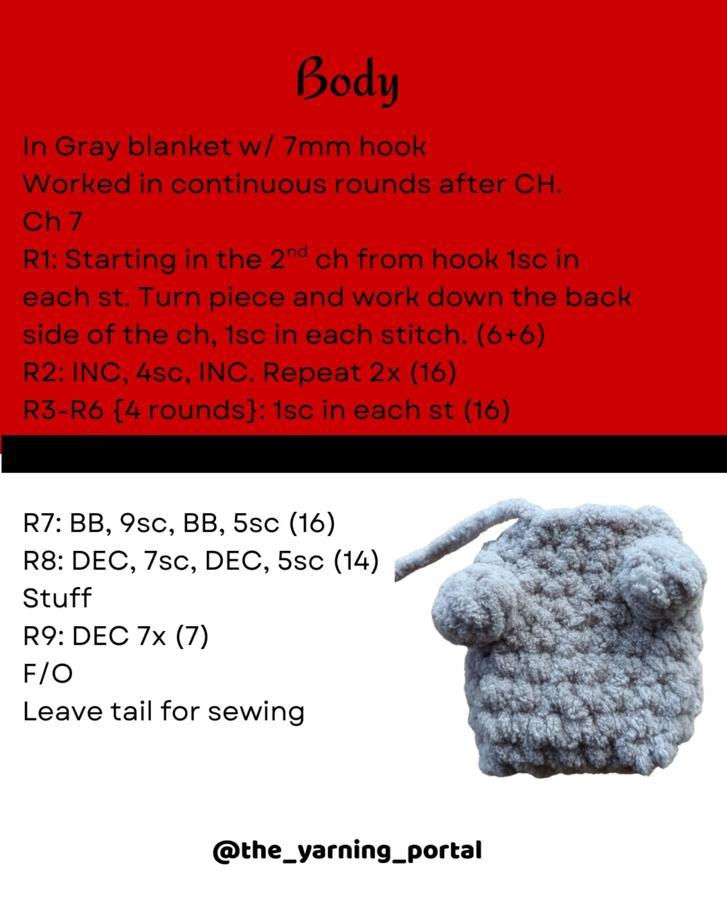 Free Crochet Pattern: Meltan Amigurumi Doll