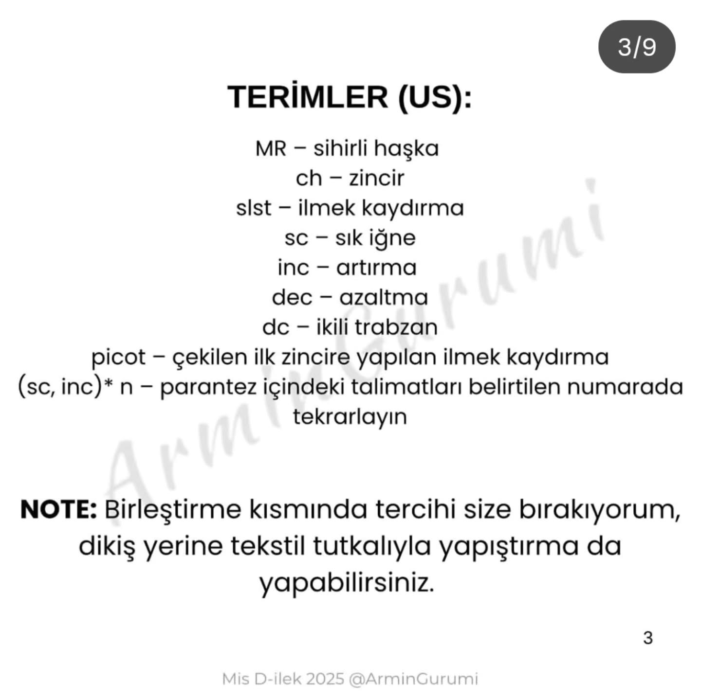 Free Crochet Pattern: Mis D-ilek Amigurumi Keychain by ArminGurumi