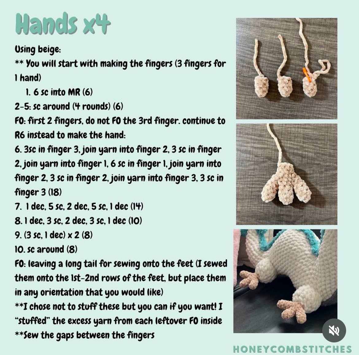 Free Crochet Pattern Mod: Spirit Dragon Amigurumi Doll