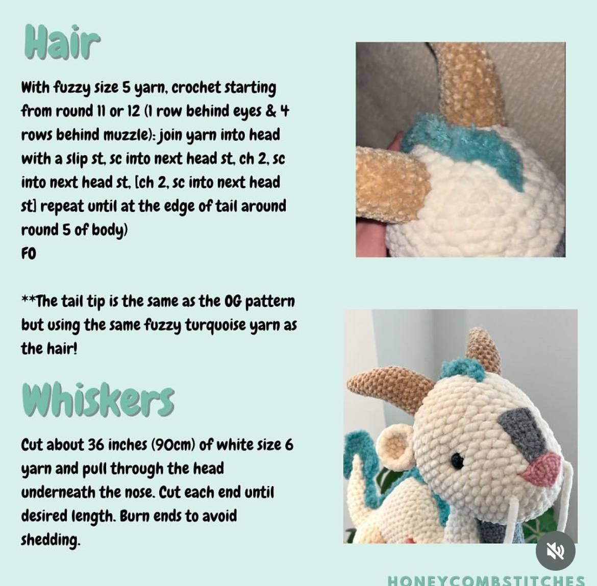 Free Crochet Pattern Mod: Spirit Dragon Amigurumi Doll