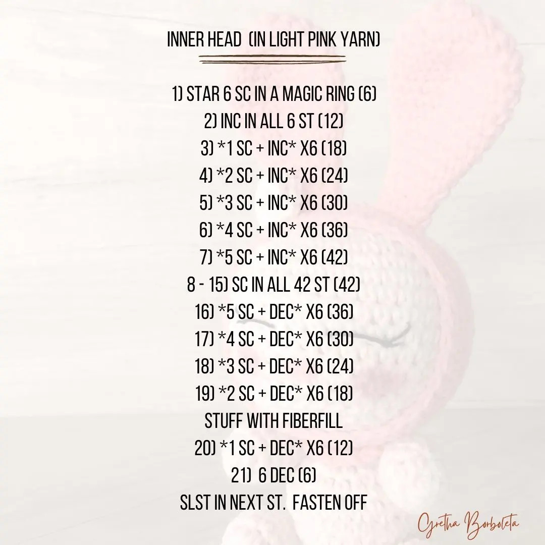 Free Crochet Pattern My Melody Amigurumi Doll in Pink